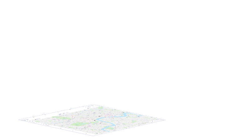 Mappa interattiva presente sulla piattaforma Quantum